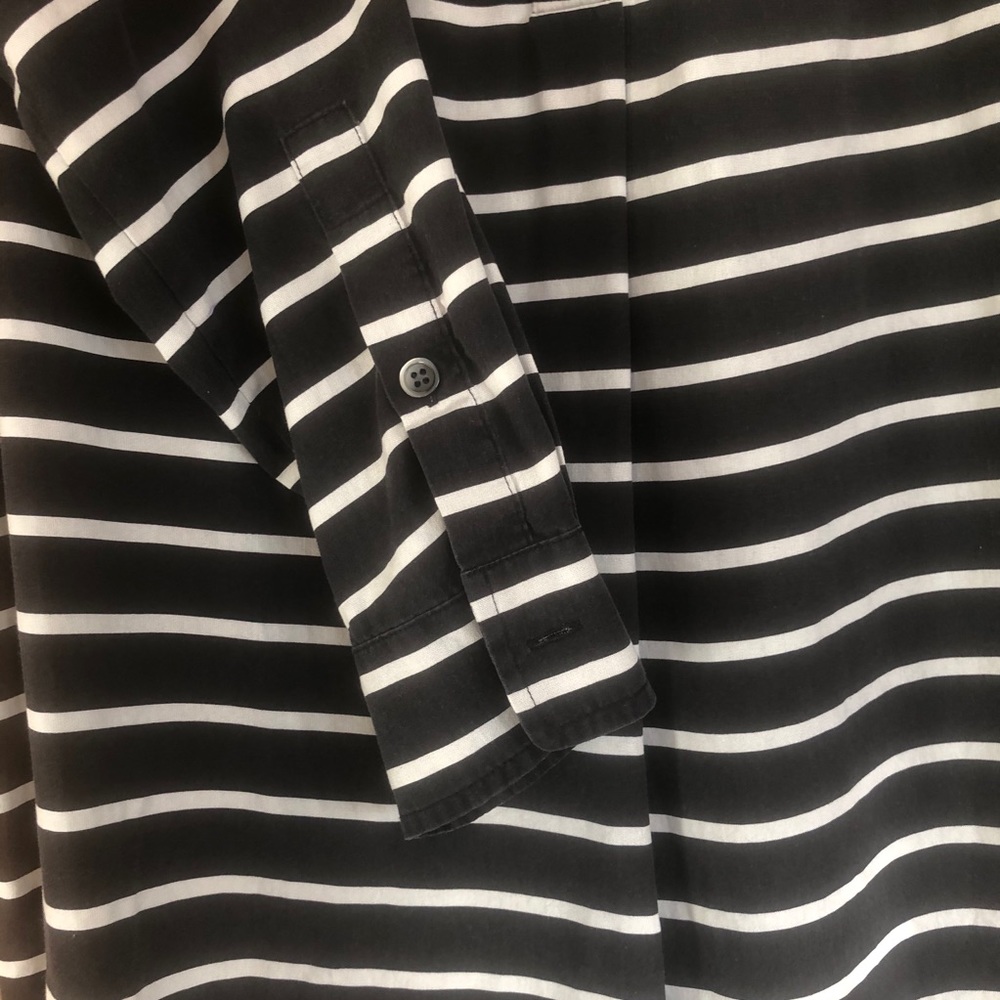 MADEWELL Lightweight Striped Tunic, Black & White, M - Picture 4 of 8